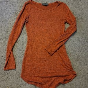 Medium orange mini dress